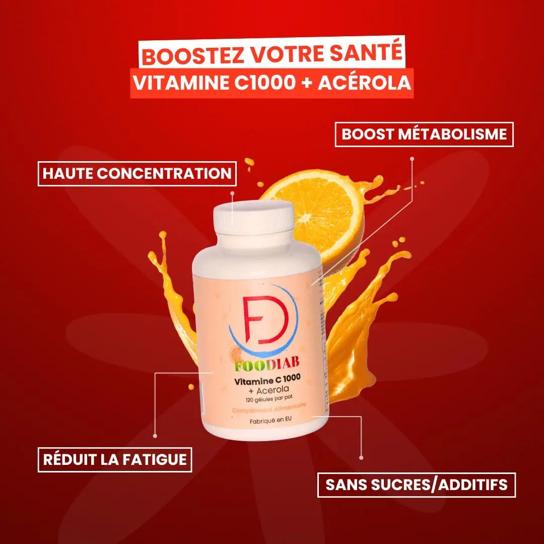 Vitamine C + Acérola Foodiab