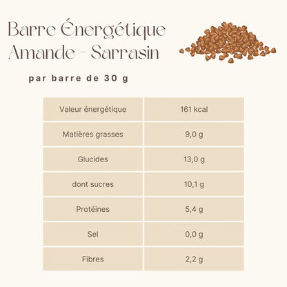 Amande Sarrasin Torréfié Foodiab